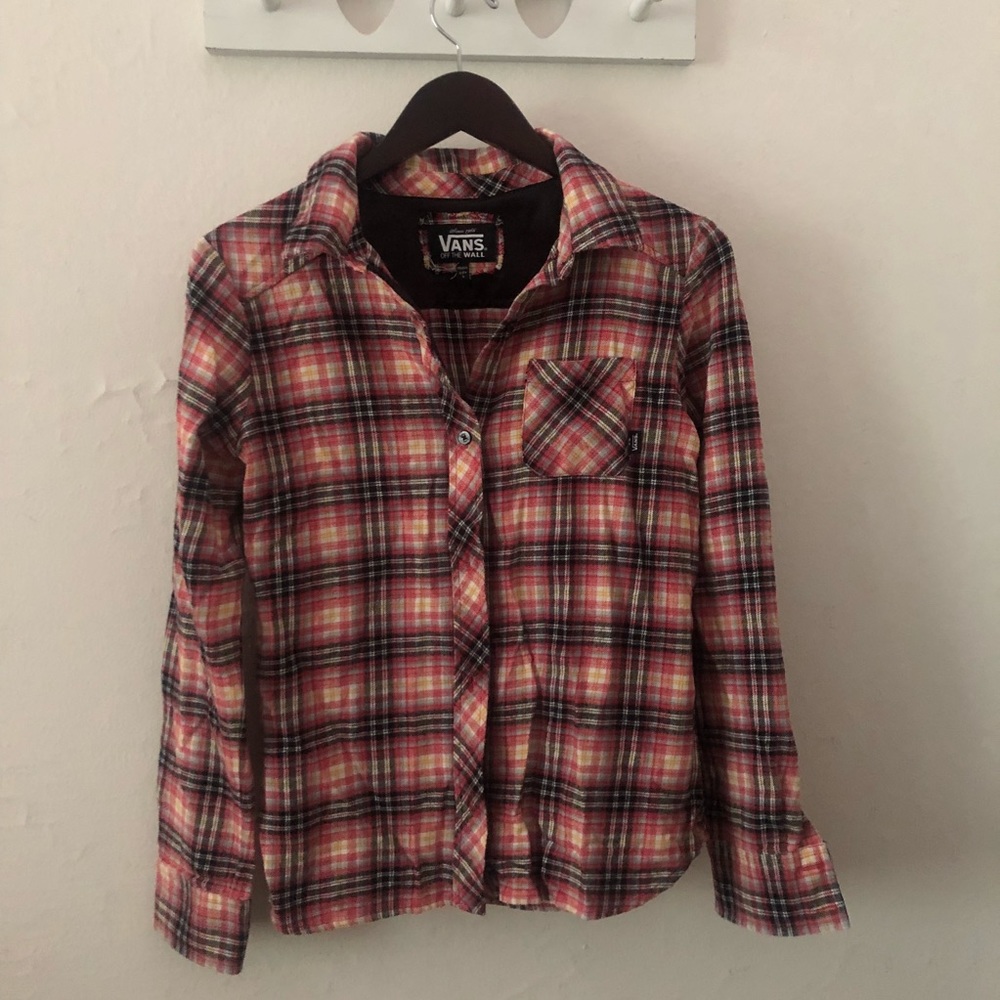Van’s multicolored flannel